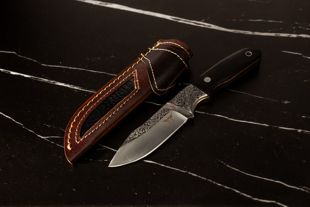 HTk18 - WE4 - Engraved 440C Knife