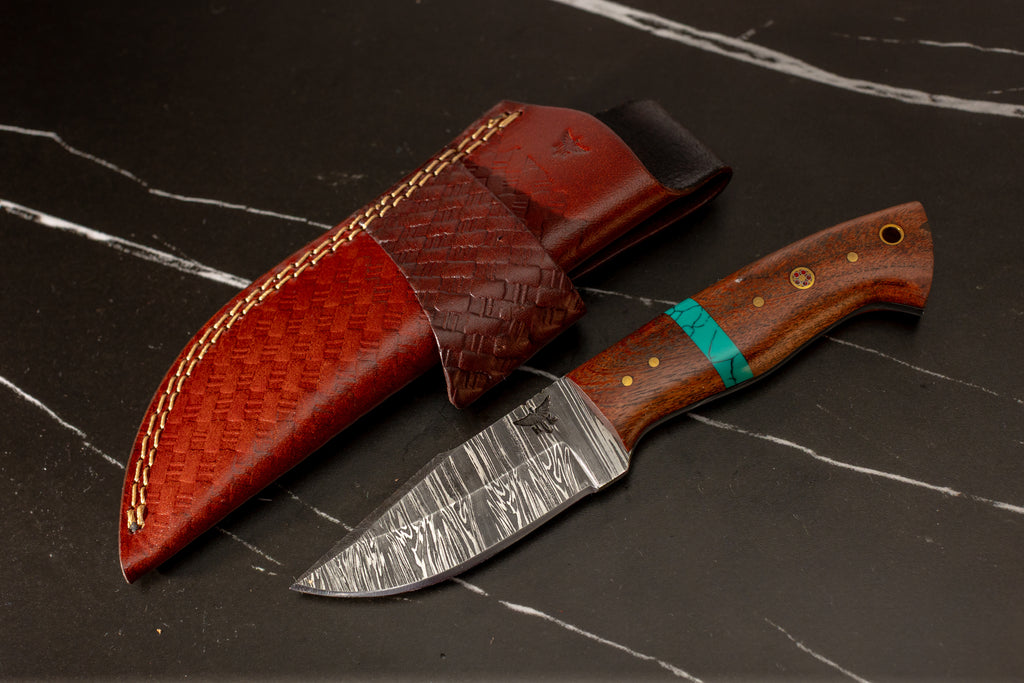 HTK37 - T4NG4 - Clip Point Skinner - HomeTown Knives