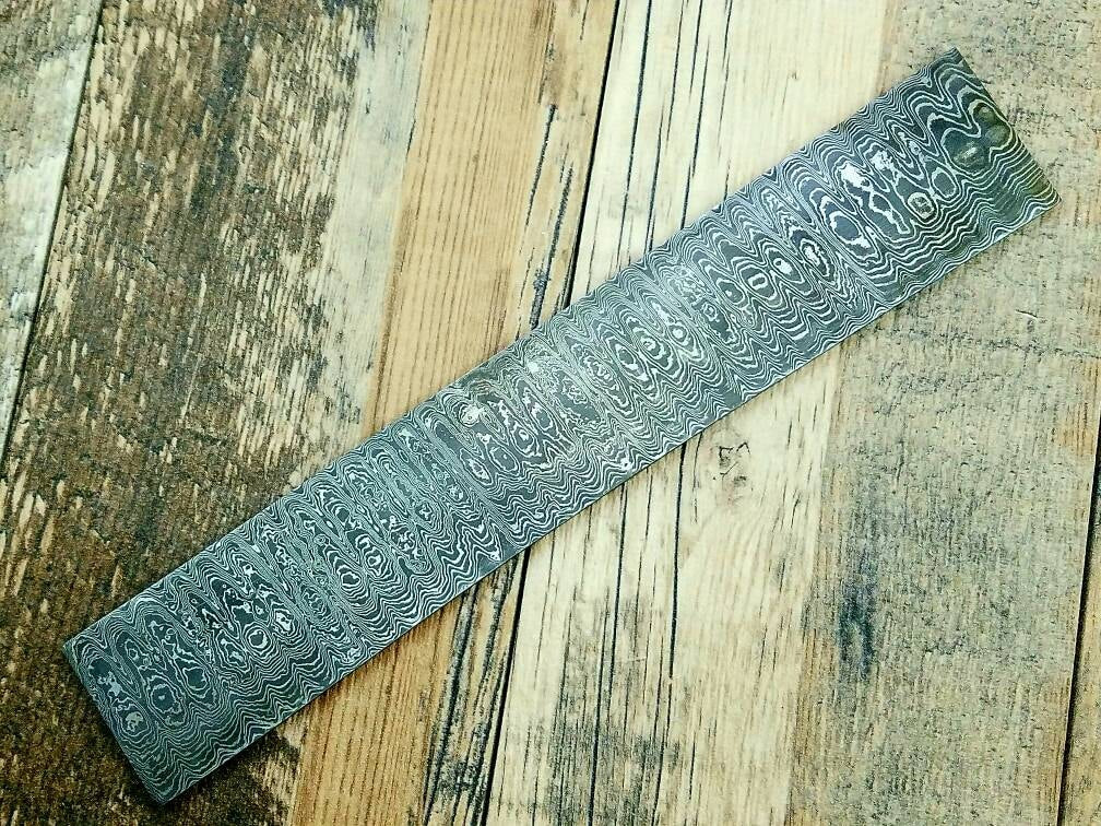 HTN Ladder Sanmai Damascus Custom Billet / 2" x .11" x 10" - HomeTown Knives